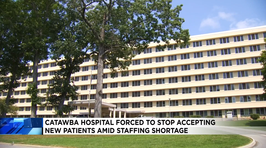 Admissions remain on hold at Catawba Hosptial as leaders urgently look to fill positions
